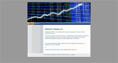 Desktop Screenshot of principle-trading.com