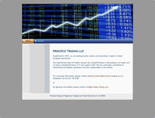 Tablet Screenshot of principle-trading.com